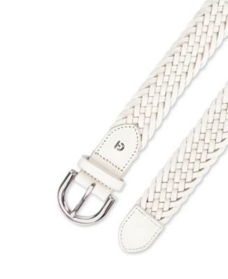 Women's Fully Adjustable Braided Leather Belt