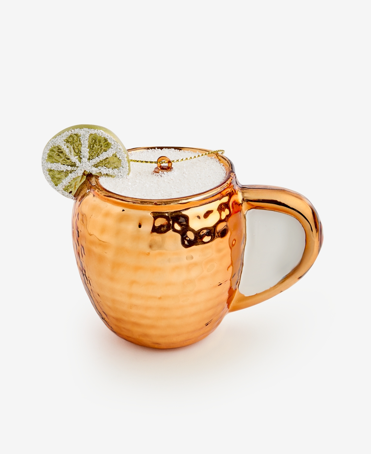 Holiday Lane Spirits Glass Mule Mug Ornament, Macy's Exclusive In Transparent