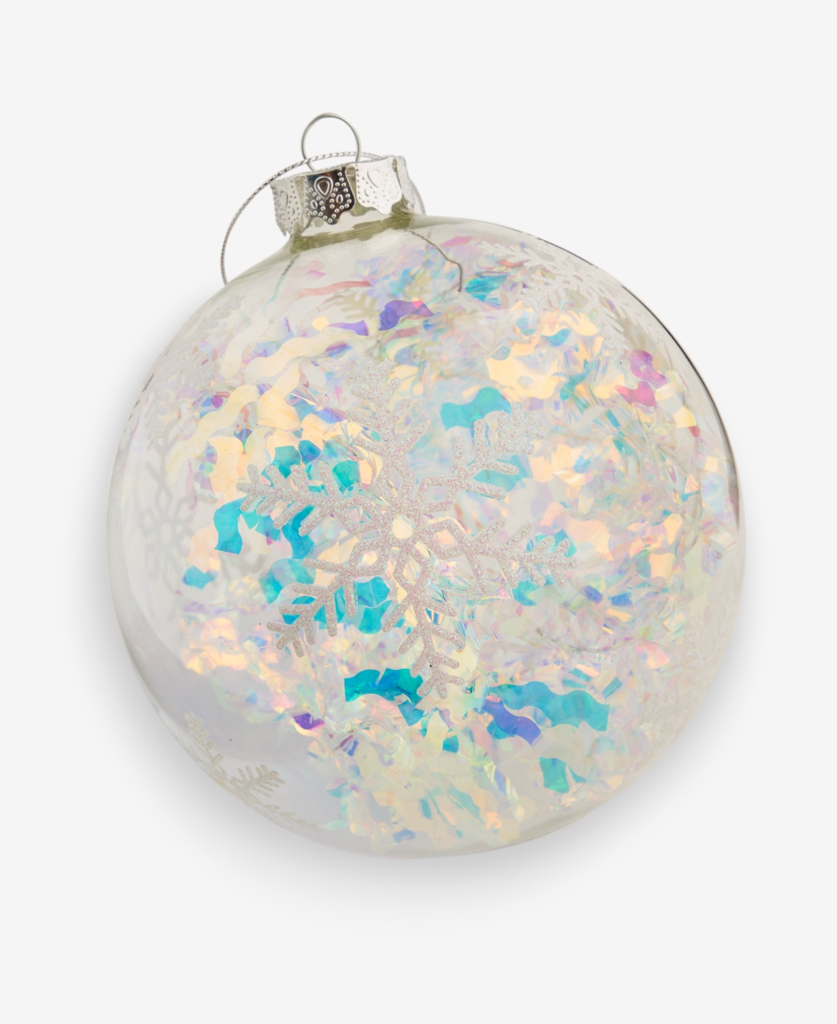 Holiday Lane Merry Magic Snowflake Ball Ornament, Macy's Exclusive In Multi