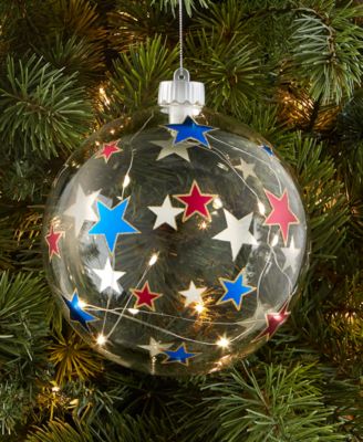 Merry Magic Light Up Star Ball Ornament, Macy's Exclusive 