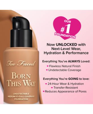 Born This Way Undetectable Medium-To-Full Coverage Foundation, 1 oz.