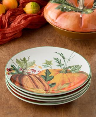 Harvest Fields Dinner Plates, Set of 4