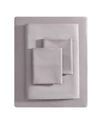 Solid 800 Thread Count Cotton Sateen 4 Piece Sheet Set, King