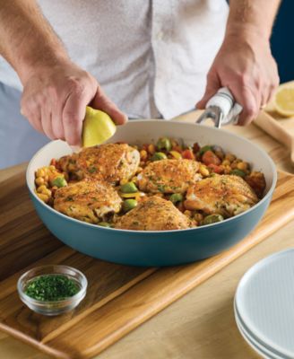 Hard-Anodized Ceramic Induction 12.5" Skillet with Lid