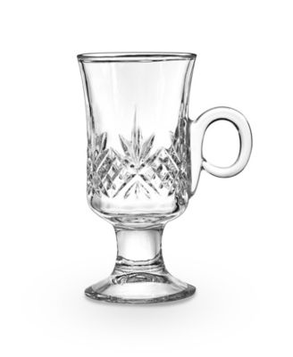 Dublin Crystal Irish Coffee Mugs, Set of 4