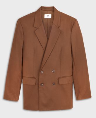 Men's Relaxed Fit Double Breasted Blazer, Macy's Exclusive