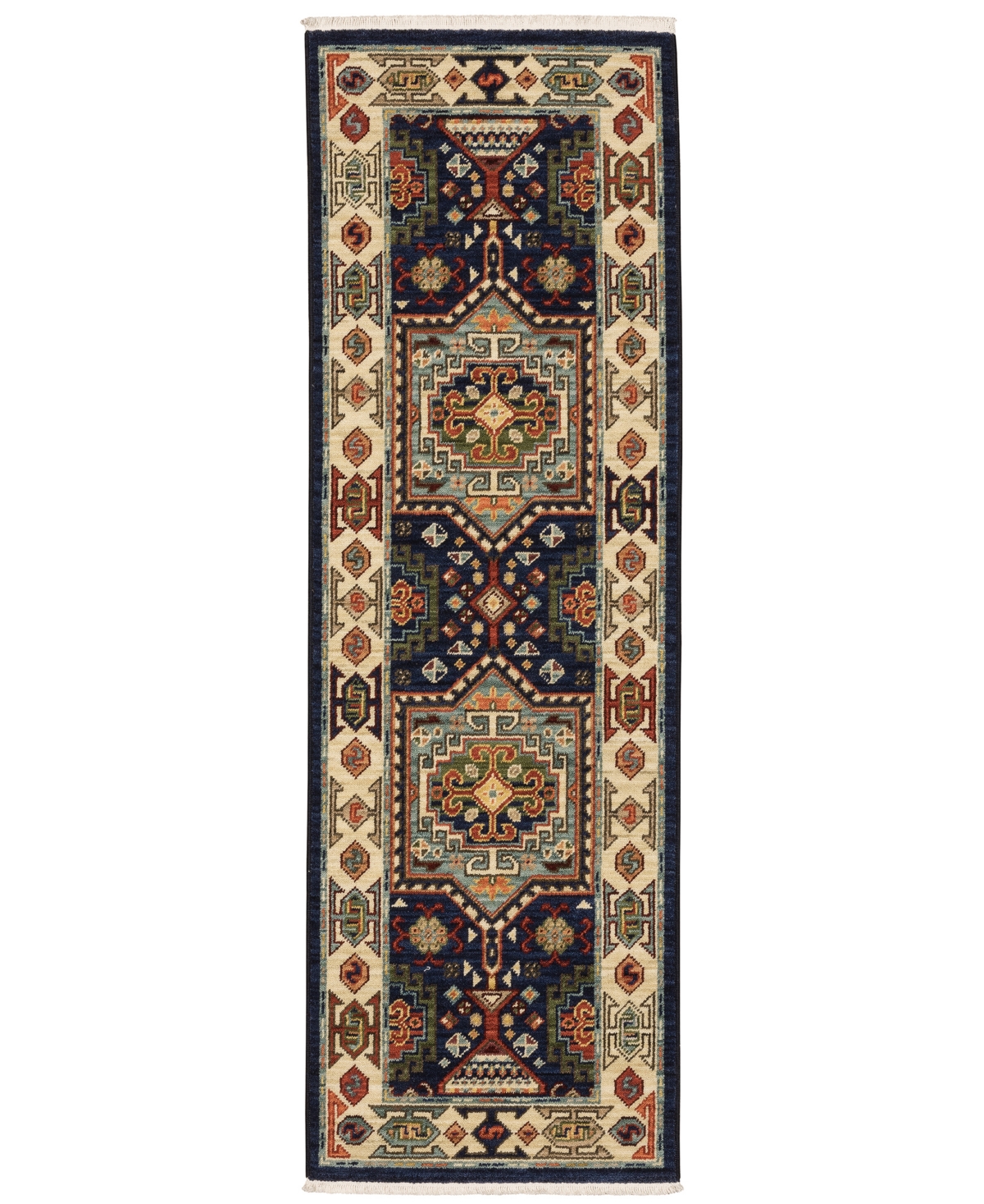 Oriental Weavers Lilihan 041h6 2'x6' Runner Area Rug In Blue