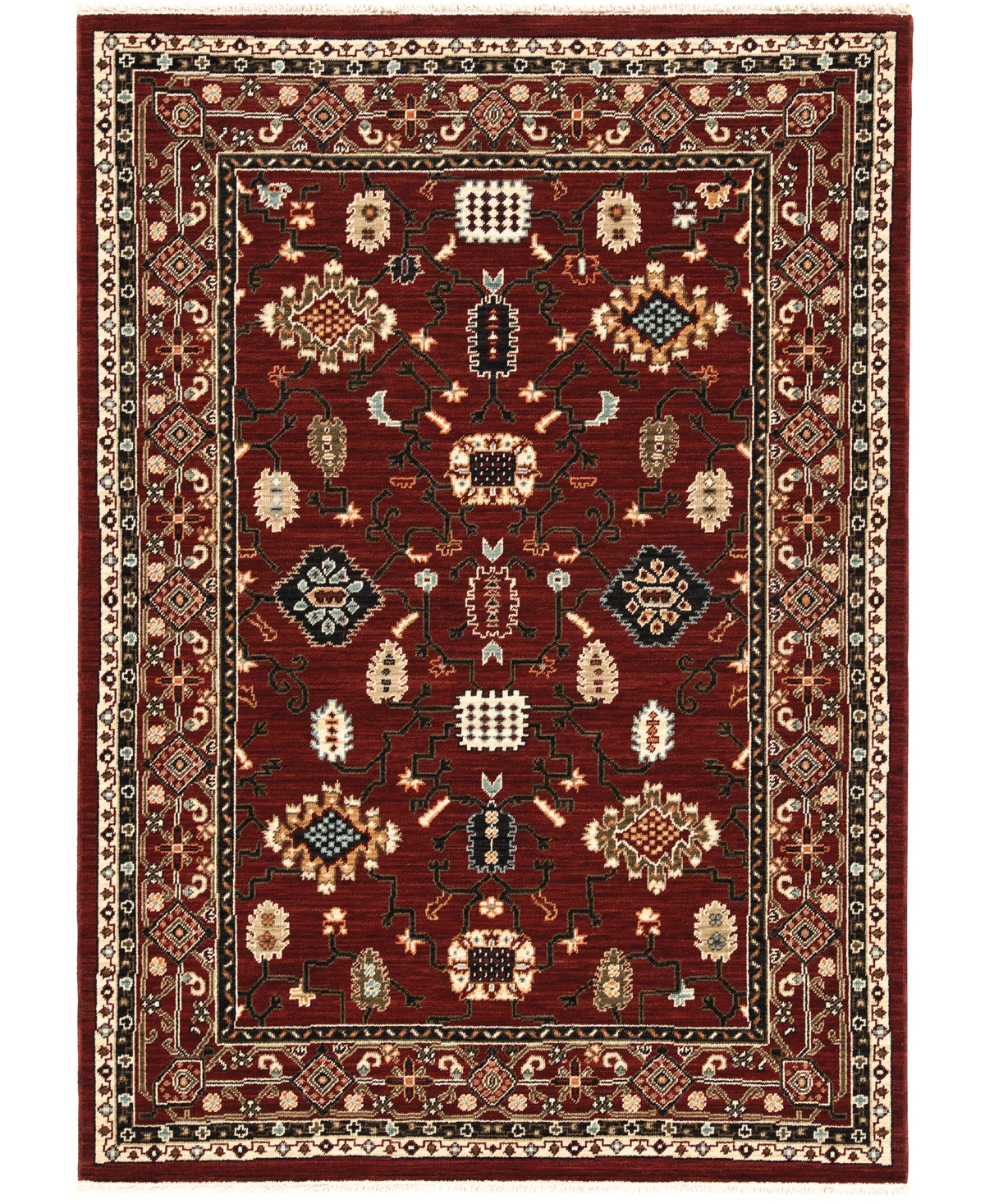 Oriental Weavers Lilihan 043s6 3'3"x5' Area Rug In Brown