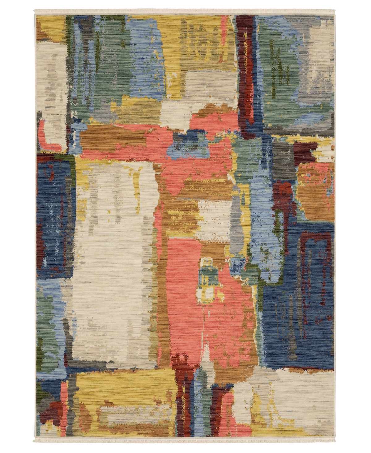 Oriental Weavers Soleri Sol02 6'7"x9'6" Area Rug In Multi