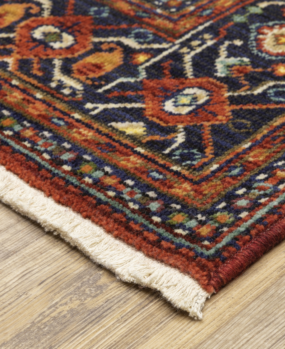 Oriental Weavers Lilihan 001c6 2'6"x12' Runner Area Rug In Red