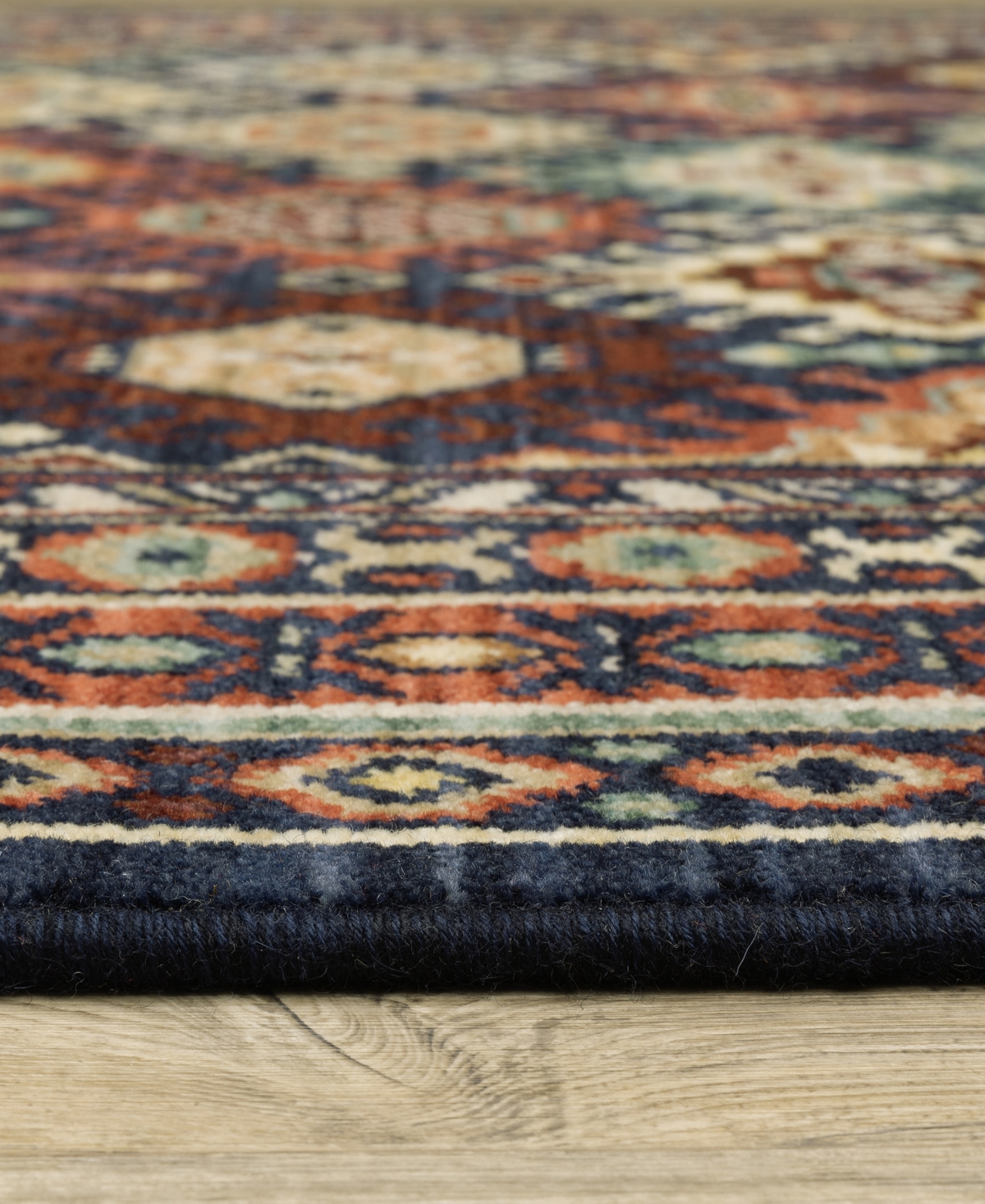 Oriental Weavers Lilihan 003b6 5'3"x7'6" Area Rug In Brown