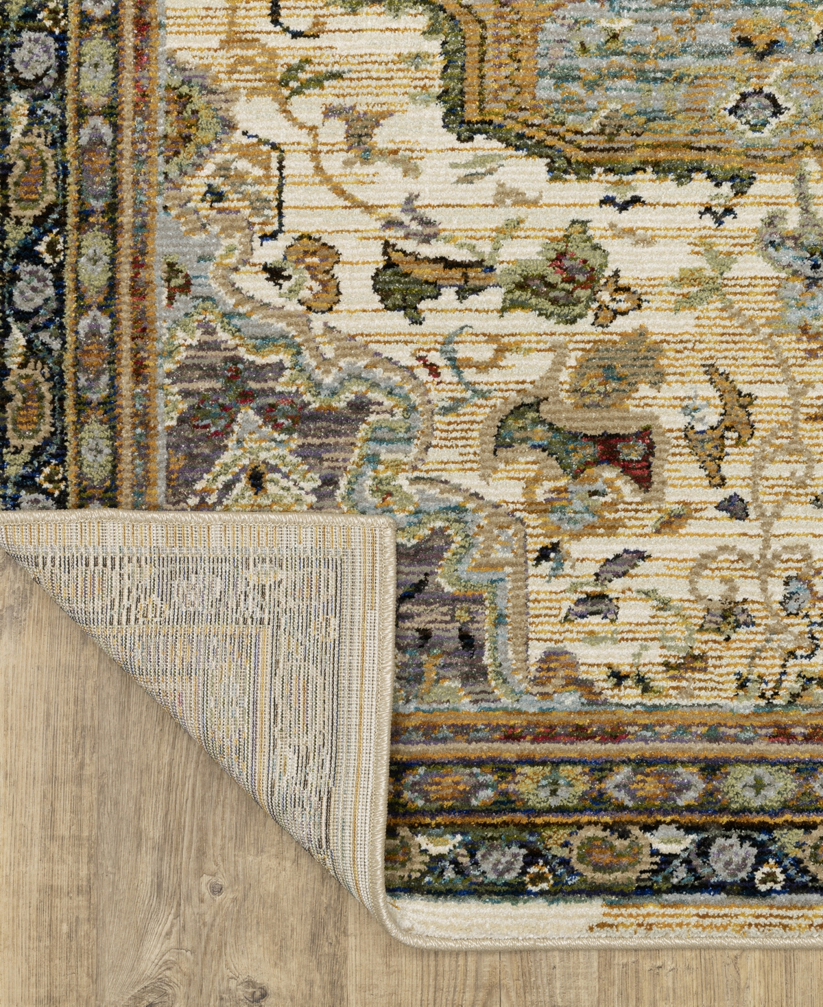 Oriental Weavers Andorra 2451b 2'3"x8' Runner Area Rug In Brown