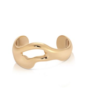 Open Abstract Cuff Bracelet