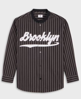 Men's Long-Sleeve Pinstripe Shirt, Macy's Exclusive