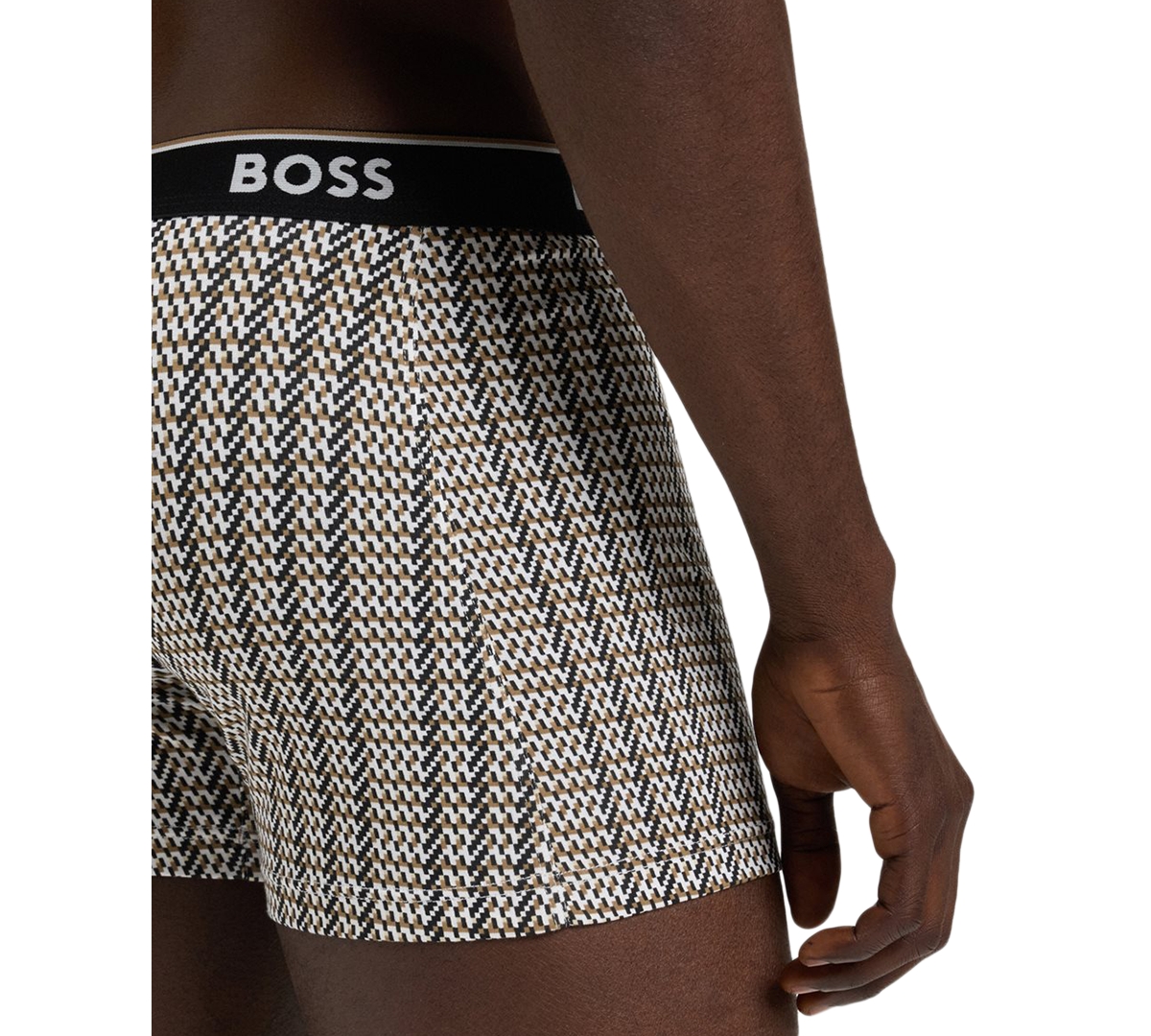 Boss by Hugo Men's Power 3-Pk. Tipped Logo Waistband Boxer Briefs