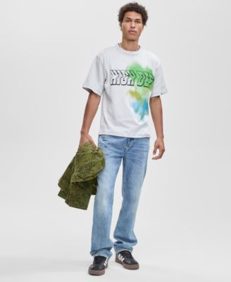 Men's Relaxed Fit Short Sleeve Crewneck Graphic T-Shirt