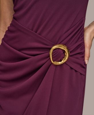 【Donna Karan New York】 Hardware Sleeveless Sheath Dress Donna Karan New York Women's Hardware Sleeveless Sheath
