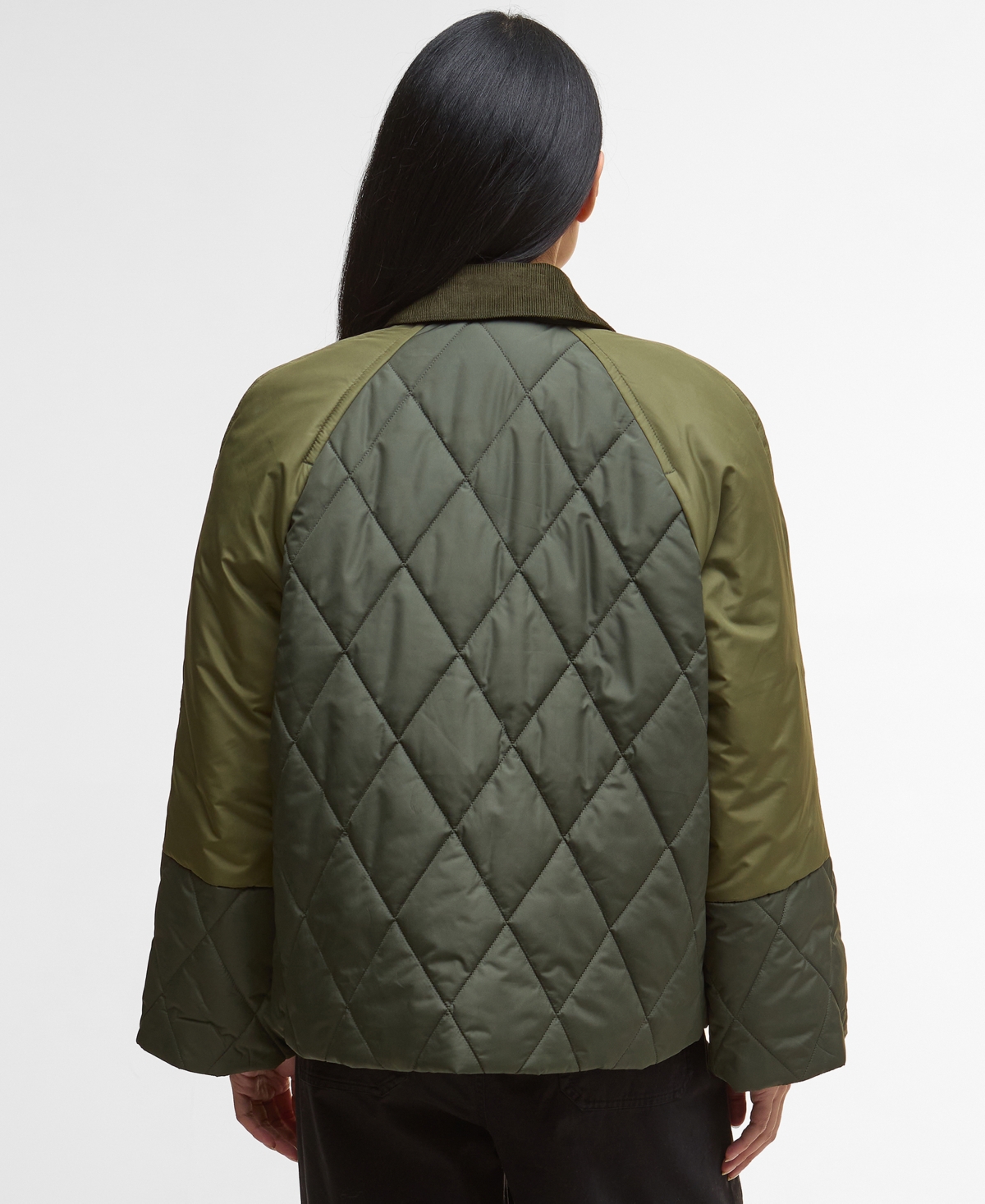 Barbour Women's Martha Corduroy-collar Quilted Jacket