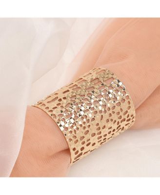 Metallic Statement Cuff Bracelet