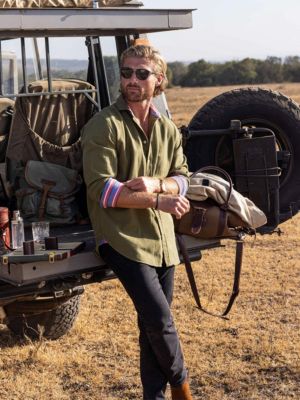 Men's Long Sleeve Brushed Cotton Shirt