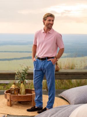 Men's Short Sleeve Pique Cotton Polo