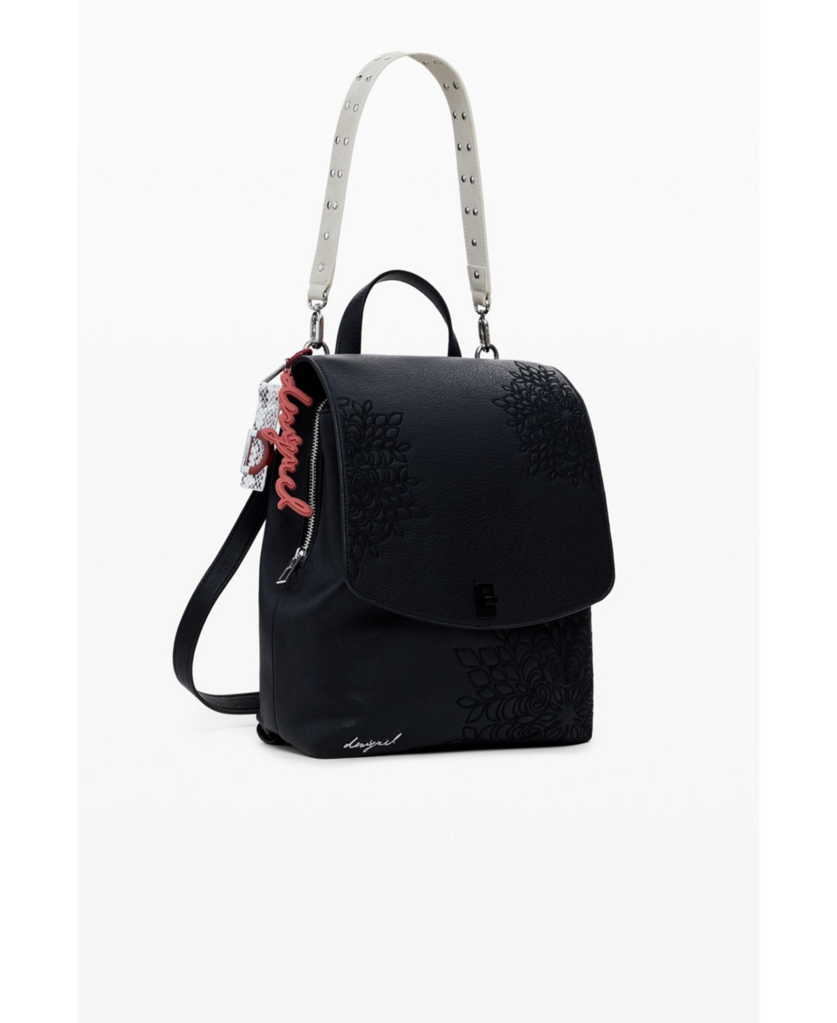 Desigual Women's Small embossed flap backpack