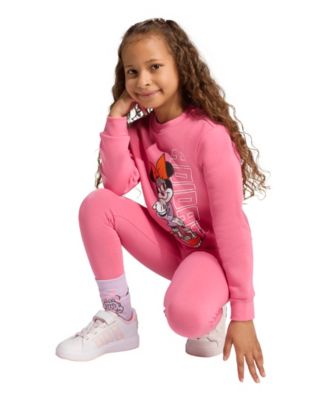 Big Girls 2-Piece Disney Minnie Mouse T-Shirt and Joggers Set