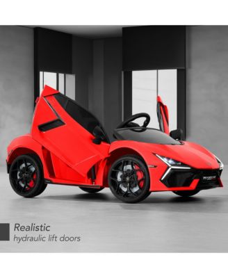 Kids 12V Ride-On Car Officially Licensed Lamborghini Revuelto w/ Remote, LED Lights