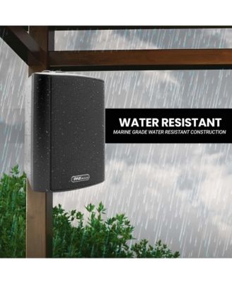 6.5-Inch Wall Mount Waterproof Bluetooth Speaker System, Weather-Resistant, Built-In Amplifier, High-Power Sound