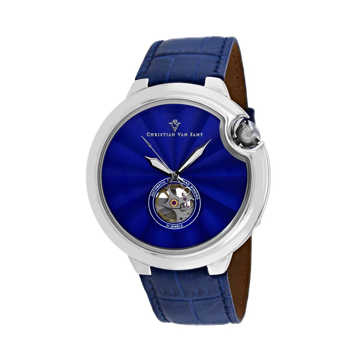 Men's Cyclone Automatic Blue Dial Watch - CV0140 - Blue