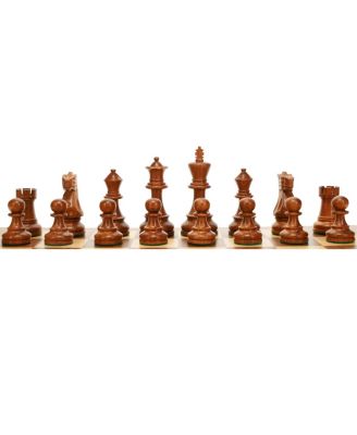 English Staunton Chess Pieces, Weighted with 4 in. King