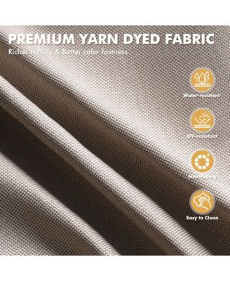 10 Pieces Outdoor Patio Furniture Set,Rattan Sectional Sofa Couch,Outside Coversation Set with Swivel Chairs,54" Fire Pit and Solar Coffee Table