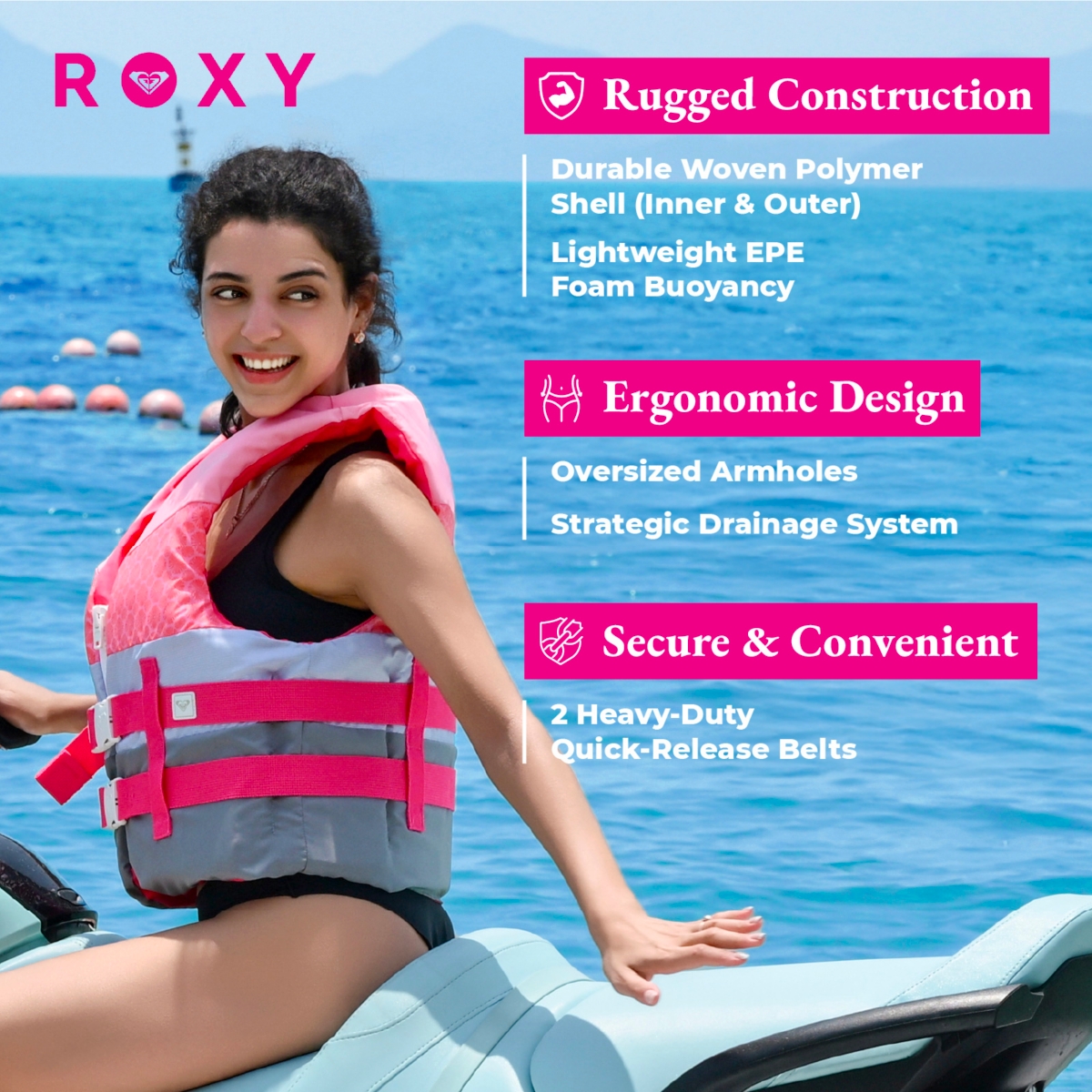 Roxy Uscg Approved Women s Life Vest