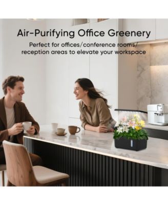 Indoor Hydroponic Growing System with LED Grow Light