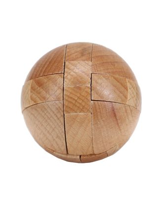 Solid Wood 3D Sphere Puzzle