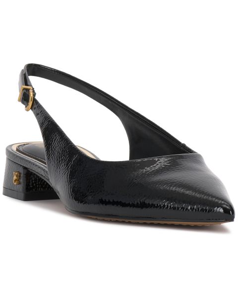 Женские туфли Vince Camuto Valiey Pointed Toe Slingback Pumps, цвет: Чёрная искусственная кожа