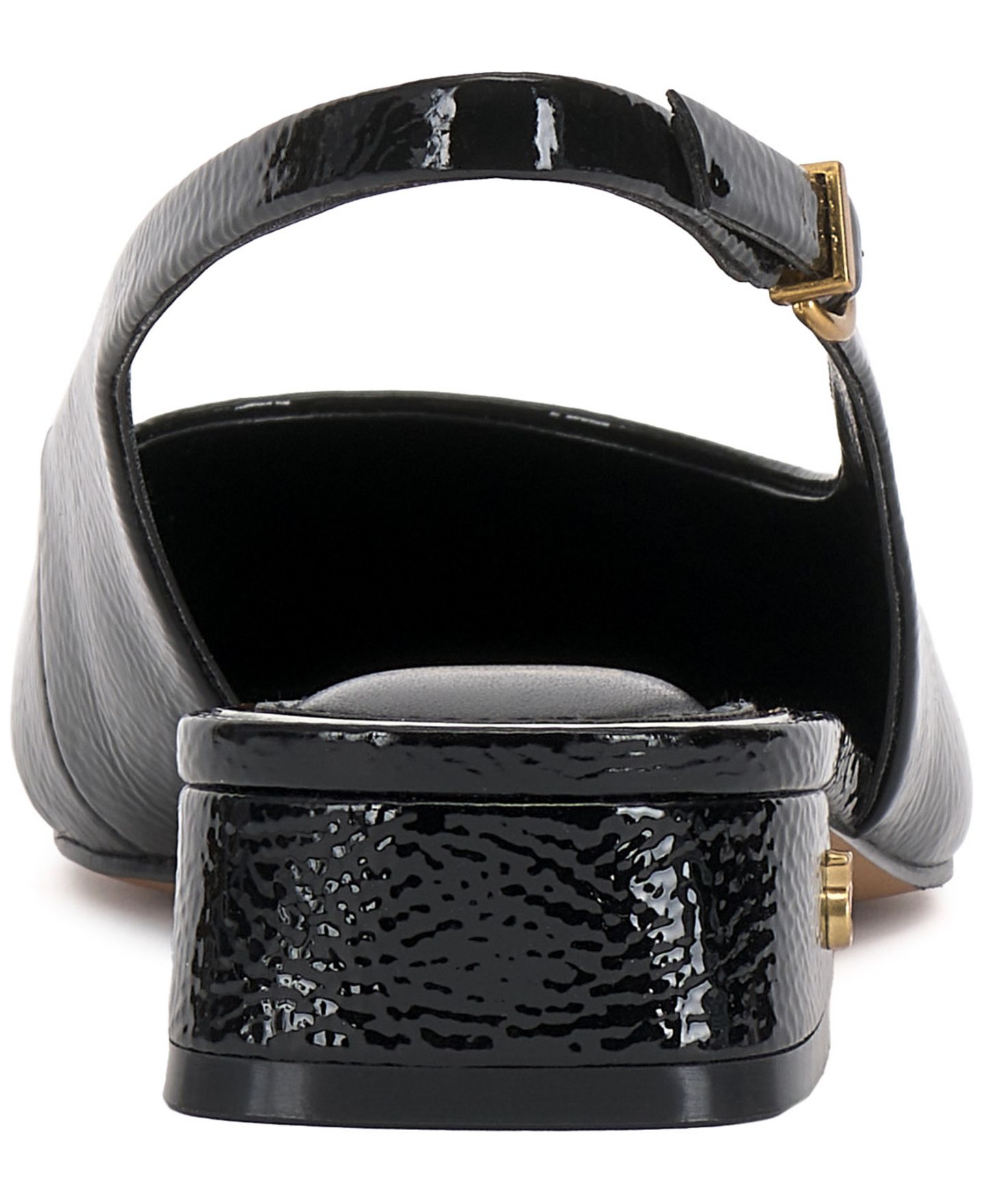 Женские туфли Vince Camuto Valiey Pointed Toe Slingback Pumps, цвет: Чёрная искусственная кожа — фото 3