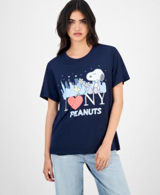 Grayson Threads, The Label - Juniors' New York Snoopy T-Shirt