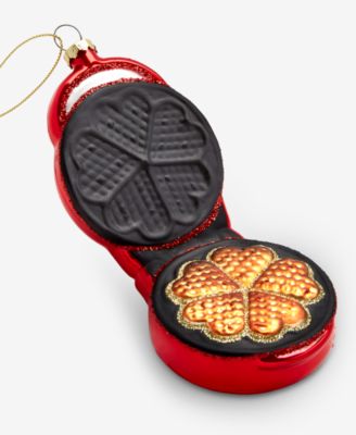 Foodie Heart Waffle Maker Ornament, Macy's Exclusive
