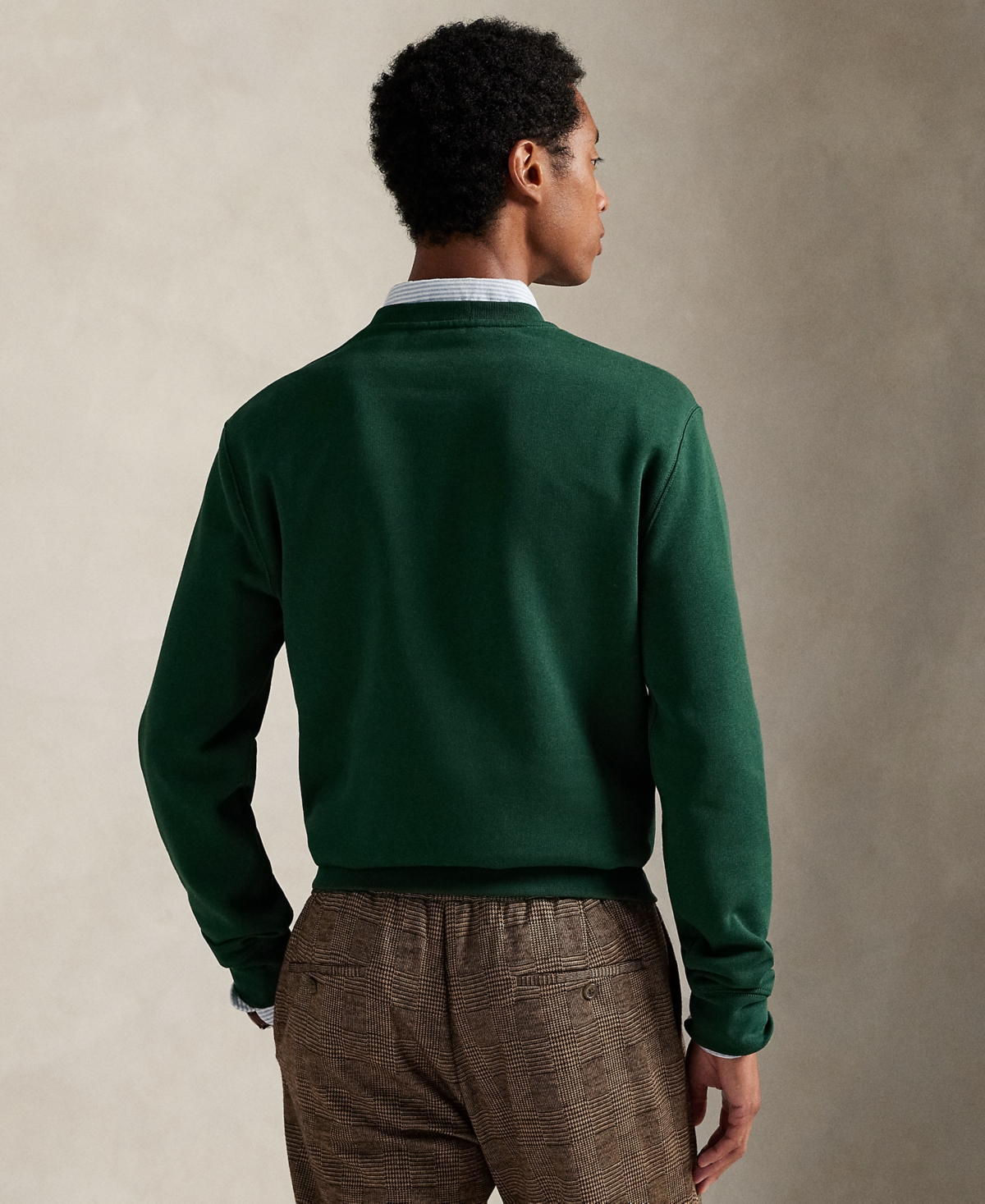 Polo Ralph Lauren Logo-embroidered Sweatshirt In Green