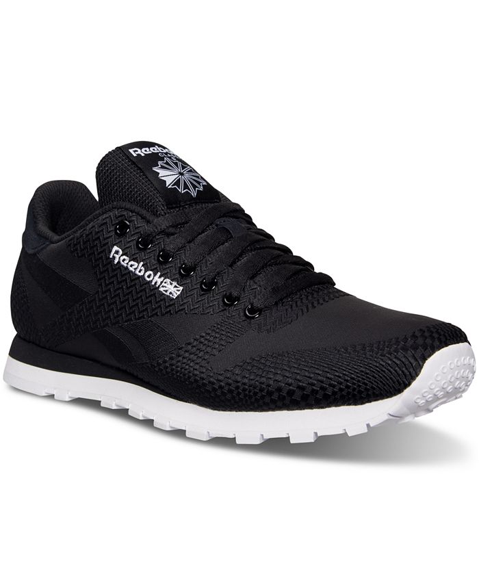 Reebok CL Runner Jacquard Casual Sneakers from Finish Line - Macy's
