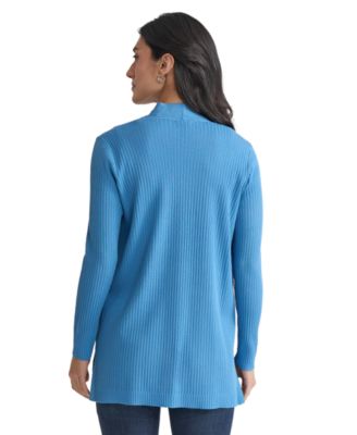Women's Sutton Ribbed Long-Sleeve Cardigan Sweater