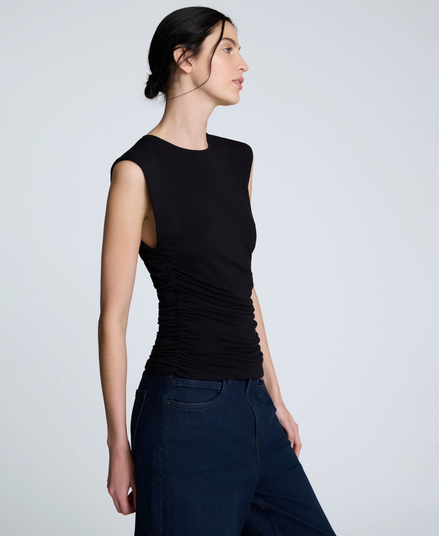 Women's Side-Ruched Tank Top