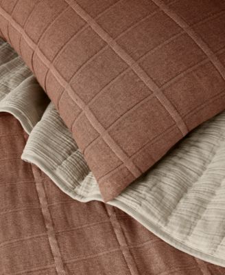 Textured Check 3-Pc. Duvet Set, King, Exclusively for Macy's