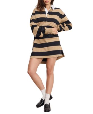 Good American - Women's Cotton Jersey Polo Mini Dress