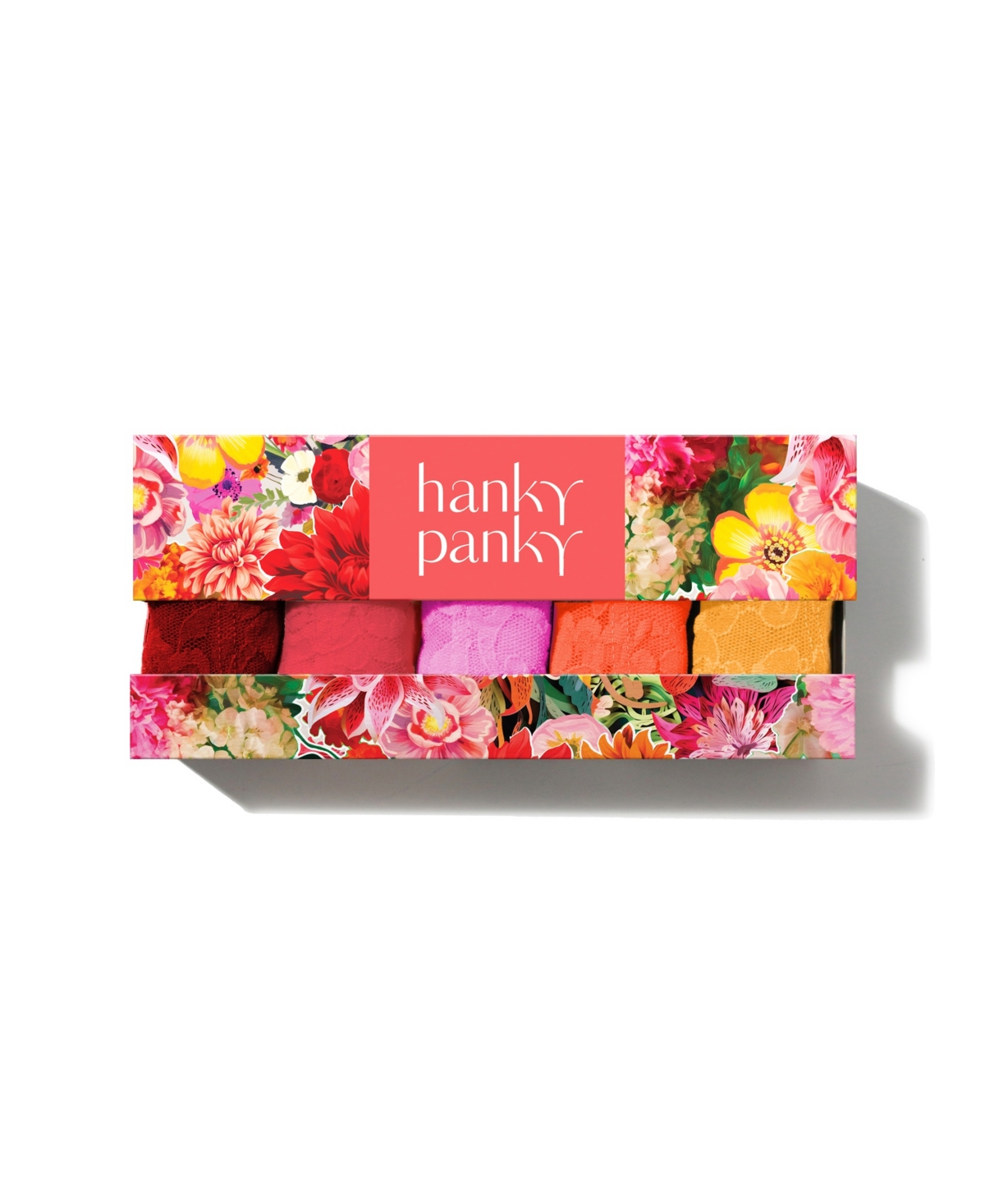 Hanky Panky Women's Signature Lace Low Rise Thong 5 Pack In Multi