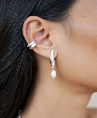 Liquid Luxe Mother of Pearl Drop Earrings