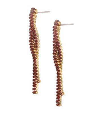 Cubic Zirconia Rhinestone Dangle Earrings