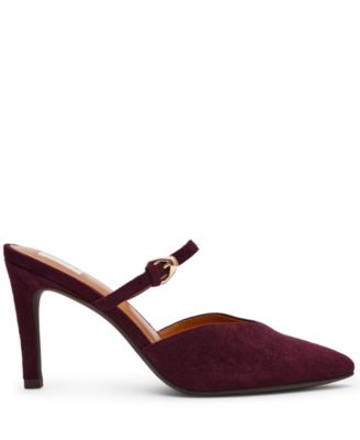 Women's Elleganza Buckle Strap Two Piece Pumps
