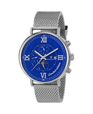 Mens Somptueuse Ltd Blue Dial Watch Cv1152